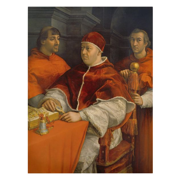Art posters Raffael - Portrait of Pope Leo X