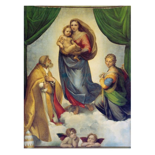 Canvas prints art print Raffael - The Sistine Madonna