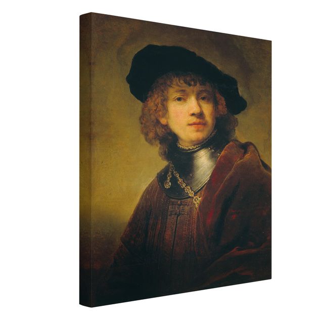 Dog canvas Rembrandt van Rijn - Self-Portrait