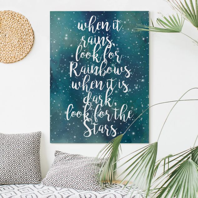 Prints quotes Starry Rainbow