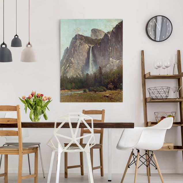 Landscape canvas prints Thomas Hill - Bridal Veil Falls - Yosemite Valley