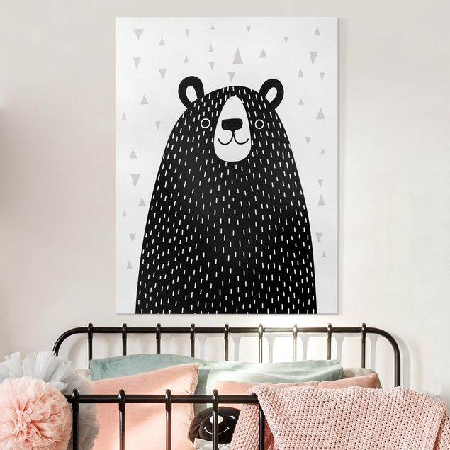 Bear print Zoo With Patterns - Bear