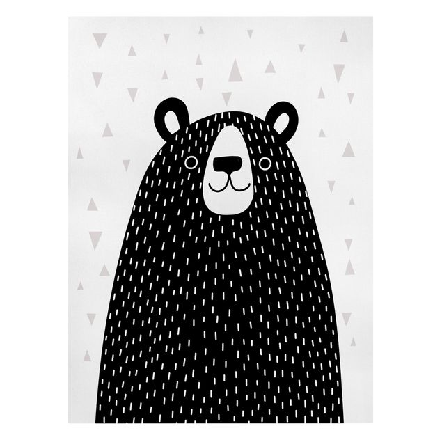 Prints nursery Zoo With Patterns - Bear