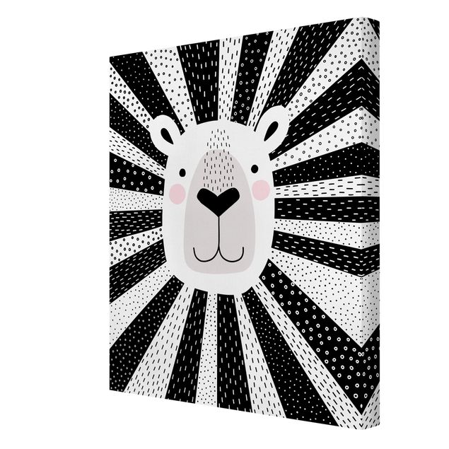 Prints nursery Zoo With Patterns - Lion