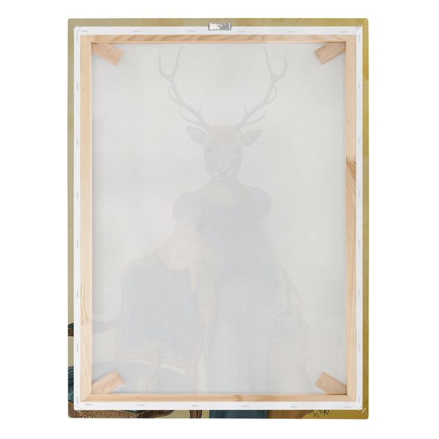 Prints Animal Portrait - Deer Lady