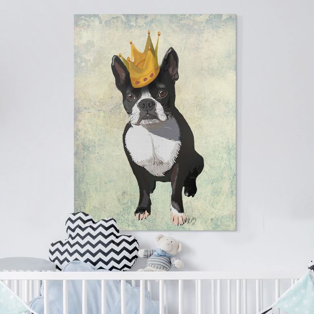 Dog print Animal Portrait - Terrier King