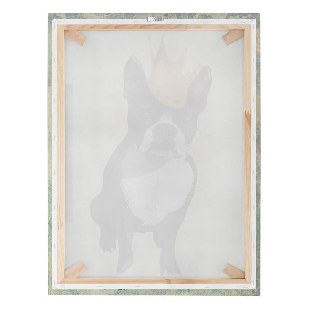 Black prints Animal Portrait - Terrier King