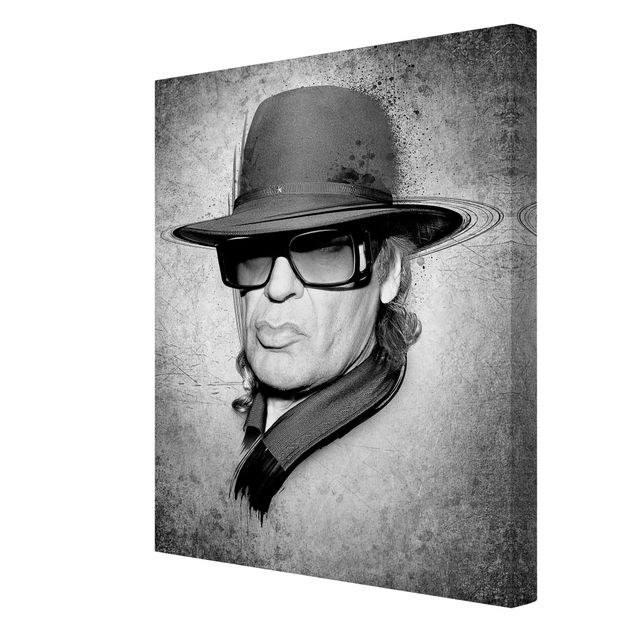 Portrait canvas prints Udo Lindenberg - Strassenkoeter - Viva Con Agua