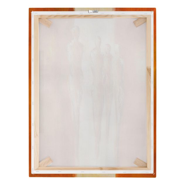 Canvas prints Four Figures In Orange 02