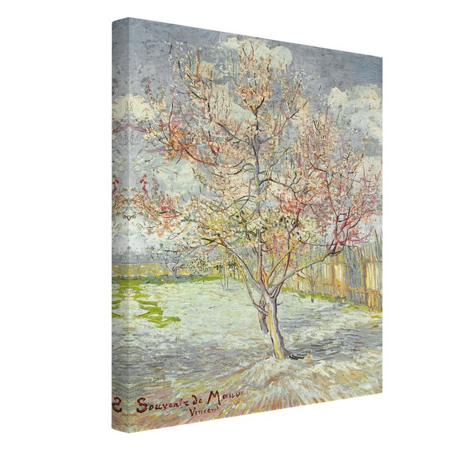 Art style post impressionism Vincent van Gogh - Flowering Peach Trees