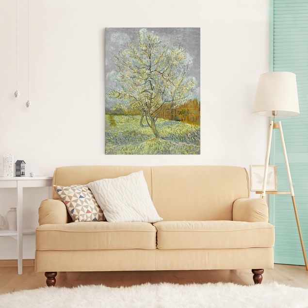 Abstract impressionism Vincent van Gogh - Flowering Peach Tree