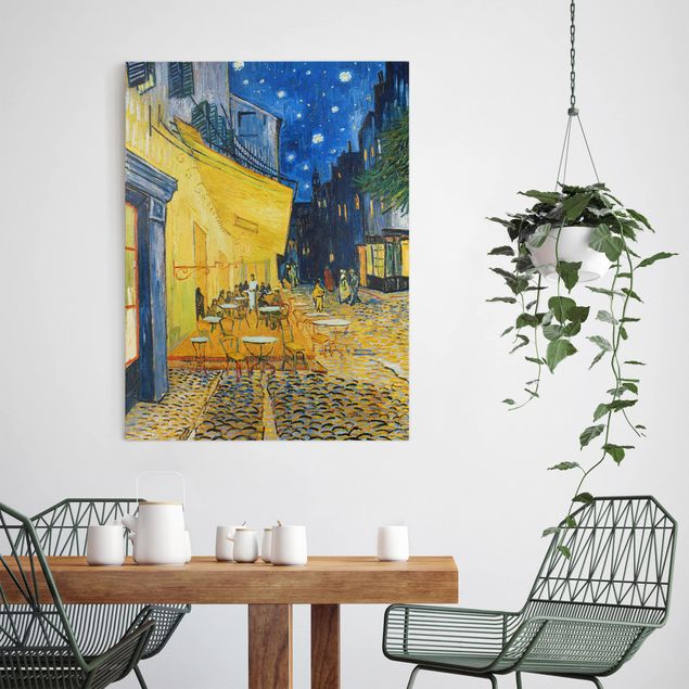 Pointillism artists Vincent van Gogh - Café Terrace at Night