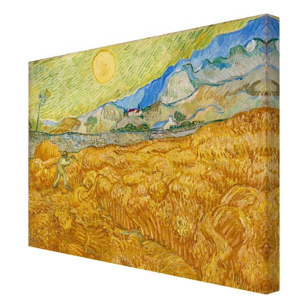 Landscape wall art Vincent Van Gogh - The Harvest, The Grain Field