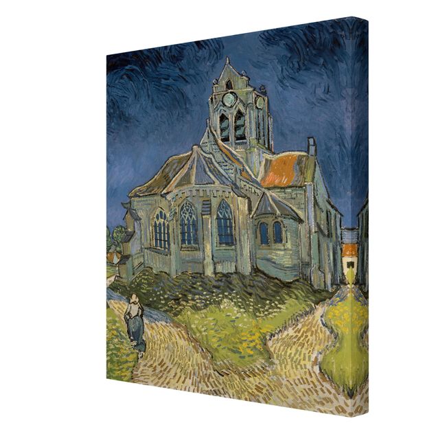 Pug canvas Vincent van Gogh - The Church at Auvers