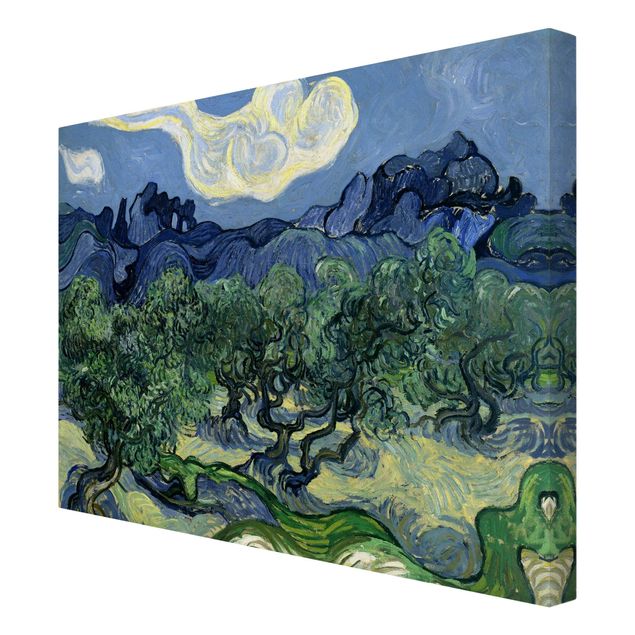 Prints landscape Vincent Van Gogh - Olive Trees