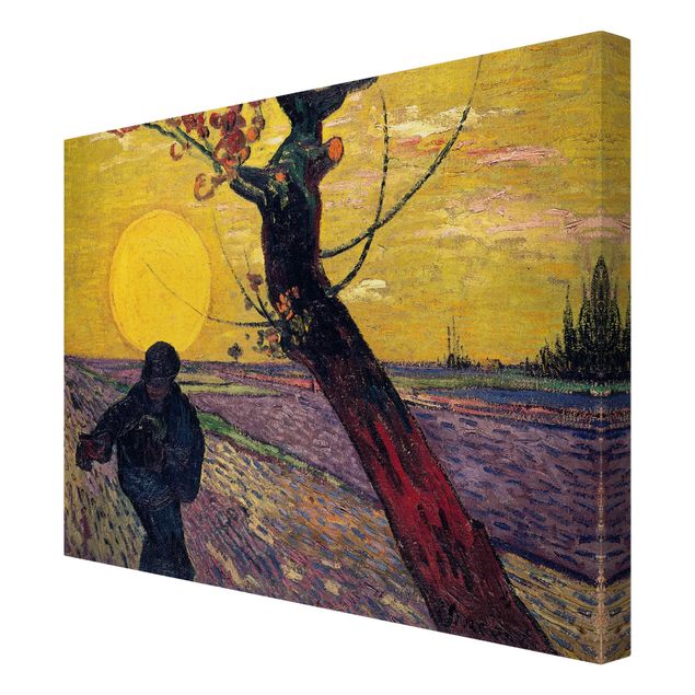 Art posters Vincent Van Gogh - Sower With Setting Sun