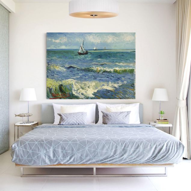 Paintings of impressionism Vincent Van Gogh - Seascape Near Les Saintes-Maries-De-La-Mer