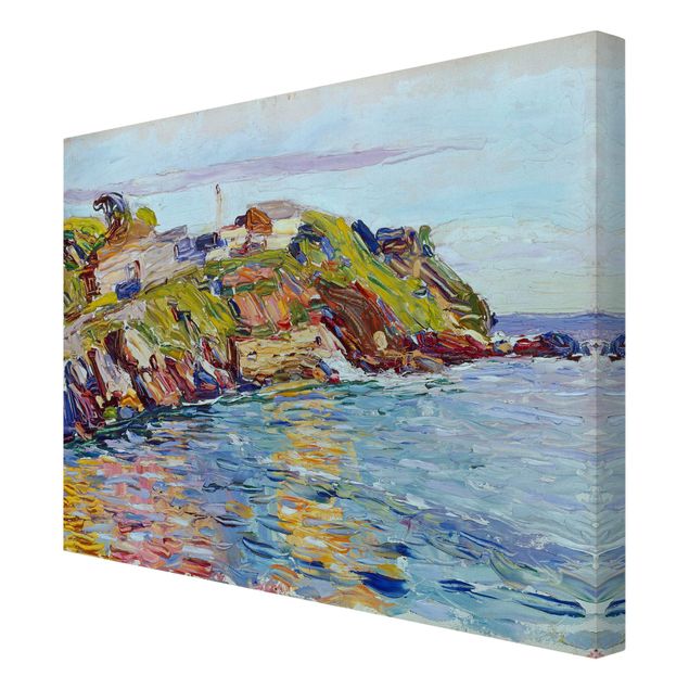 Canvas prints Italy Wassily Kandinsky - Rapallo, The Bay