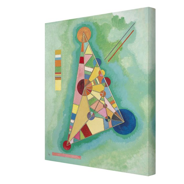 Abstract art prints Wassily Kandinsky - Variegation in the Triangle