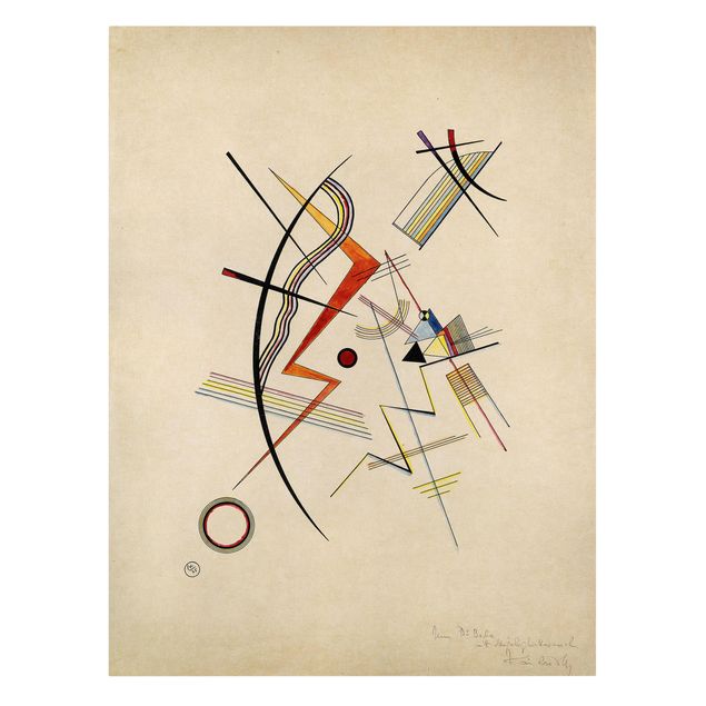Canvas art prints Wassily Kandinsky - Annual Gift to the Kandinsky Society