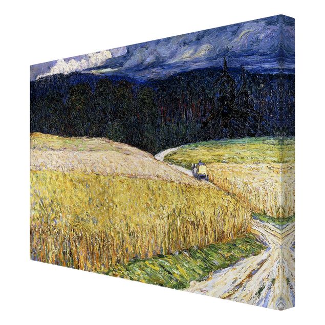 Canvas prints art print Wassily Kandinsky - Kallmünz - Thunderstorm (The Stagecoach)