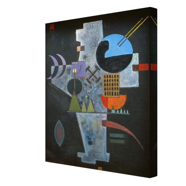 Canvas prints art print Wassily Kandinsky - Cross Shape
