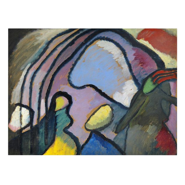 Canvas prints art print Wassily Kandinsky - Study For Improvisation 10
