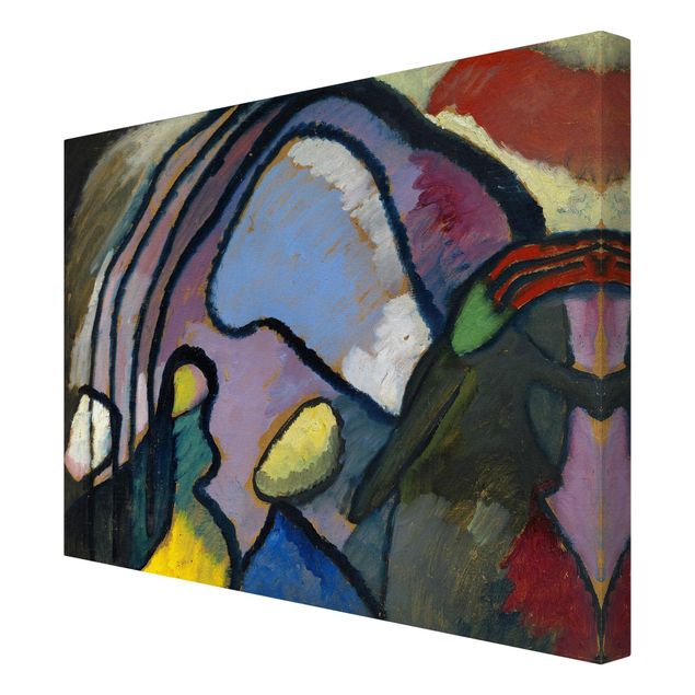 Abstract canvas wall art Wassily Kandinsky - Study For Improvisation 10