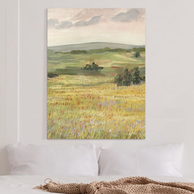 Landscape wall art Meadow In The Morning I