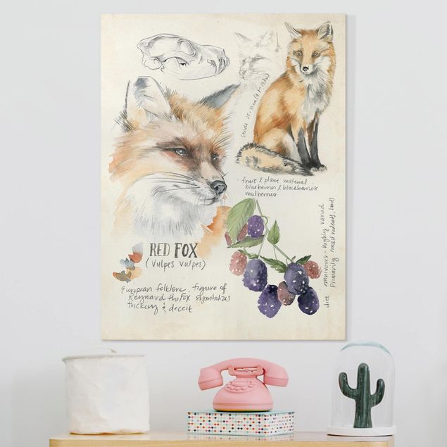 Animal wall art Wilderness Journal - Fox