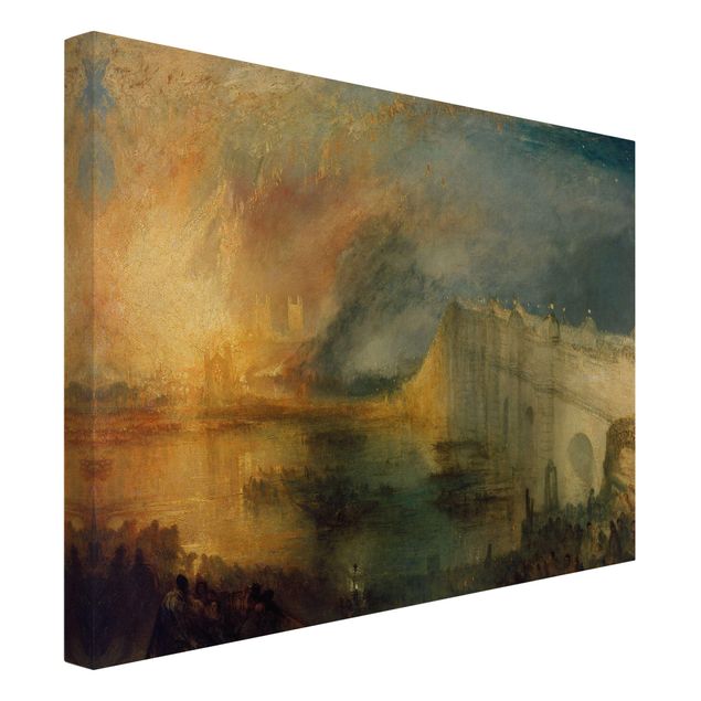 Art style romantic William Turner - The Burning Of The Houses Of Lords And Commons