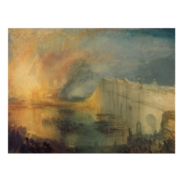 Art posters William Turner - The Burning Of The Houses Of Lords And Commons