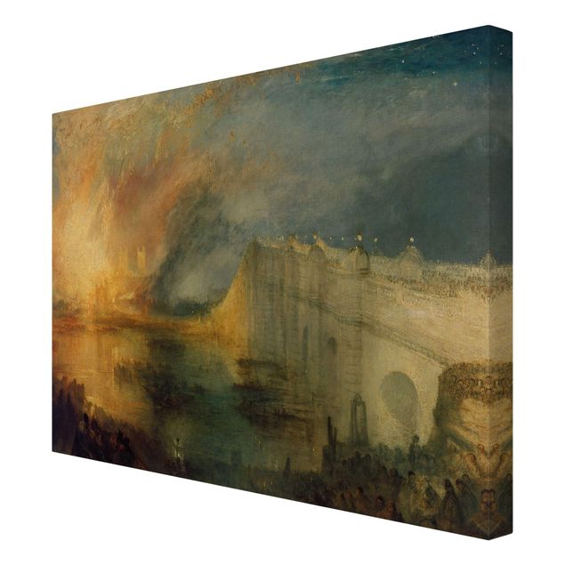 Canvas prints art print William Turner - The Burning Of The Houses Of Lords And Commons