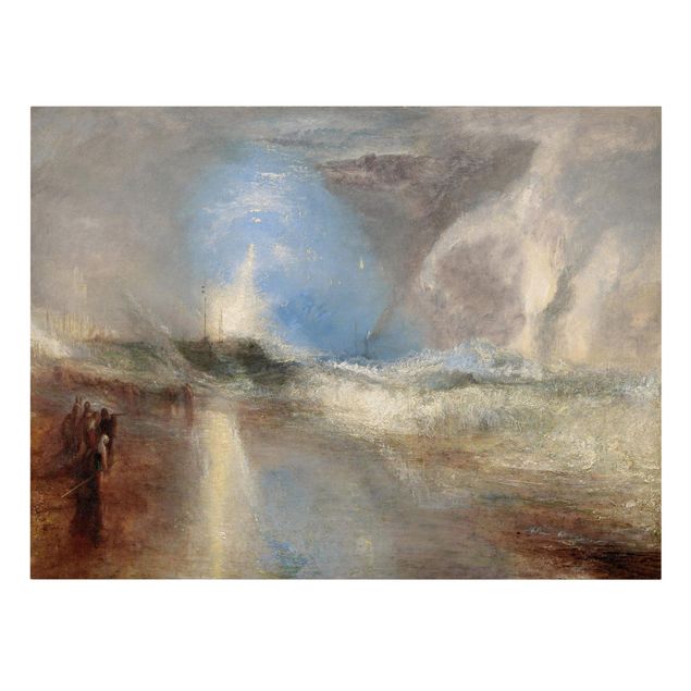 Sea print William Turner - Rockets And Blue Lights (Close At Hand) To Warn Steamboats Of Shoal Water