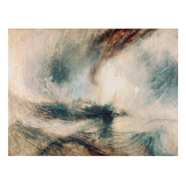 Dog canvas William Turner - Snow Storm - Steam-Boat Off A Harbour’S Mouth
