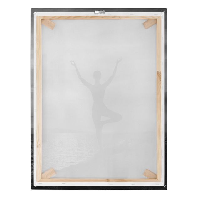 Prints modern Yoga white black