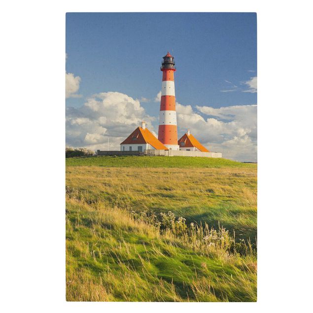 Sand dunes wall art Lighthouse In Schleswig-Holstein