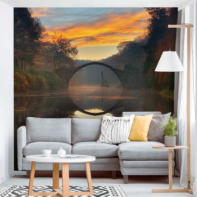 Wallpapers sunset Fairytale Bridge