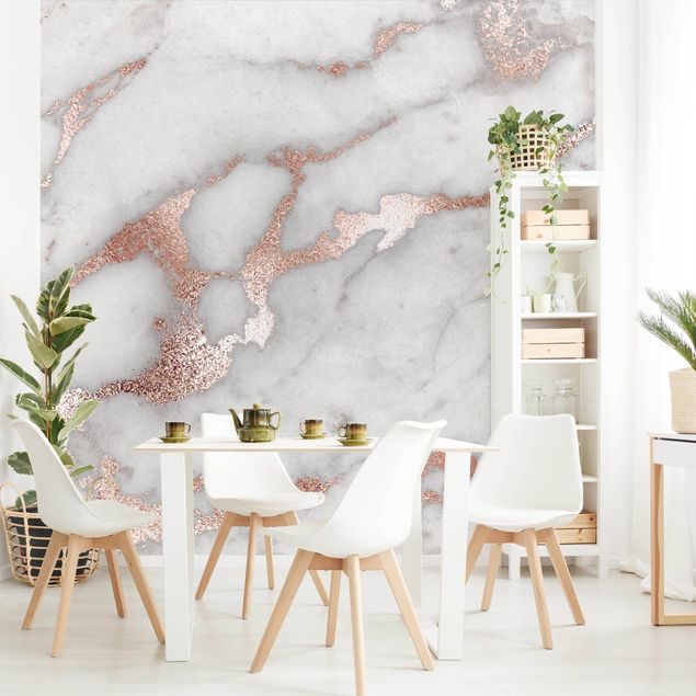 Wallpapers patterns Marble Look With Glitter