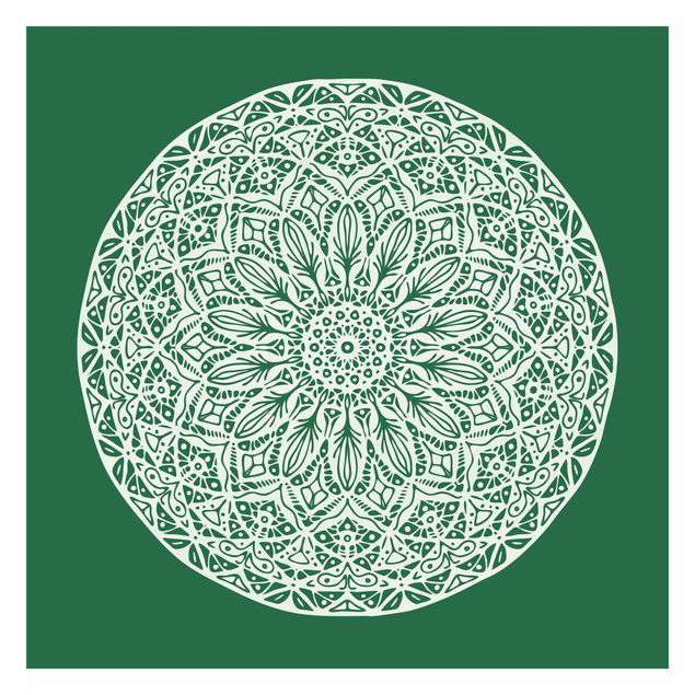 Andrea Haase Mandala Ornament Green Backdrop
