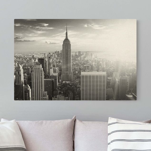 New York canvas art Manhattan Skyline