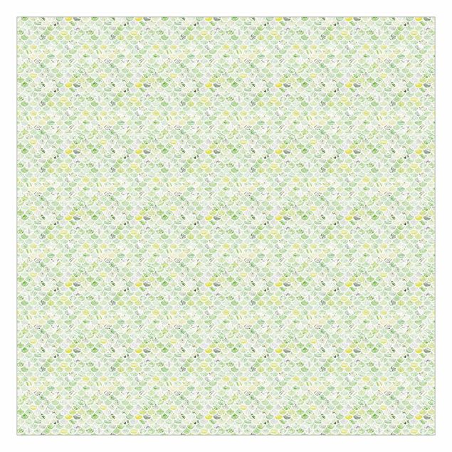 Stone effect wallpaper Marble Pattern Spring Green
