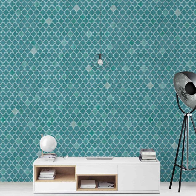 Contemporary wallpaper Moroccan Ornament Pattern