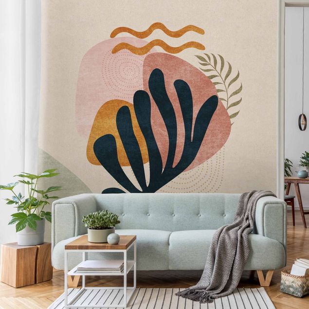 Modern wallpaper designs Mediterranean Coral