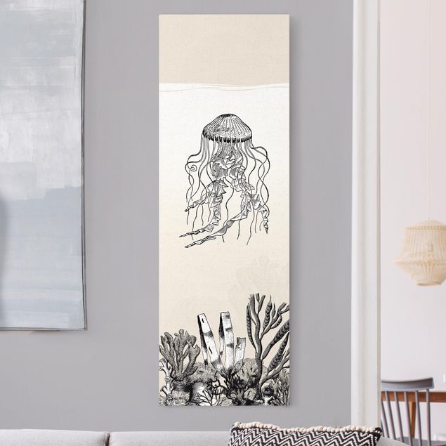 Prints fishes Illusion Of The Ocean Medusa