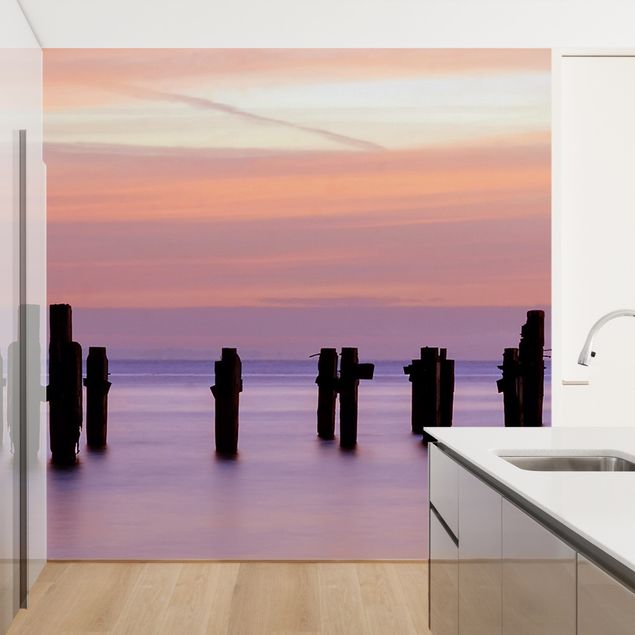 Wallpapers jetty Sea ​​Romance