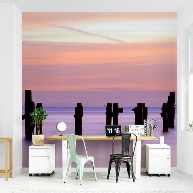Wallpapers sunset Sea ​​Romance