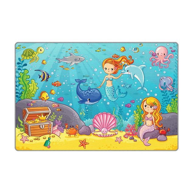 washable rugs Mermaid - Underwater World