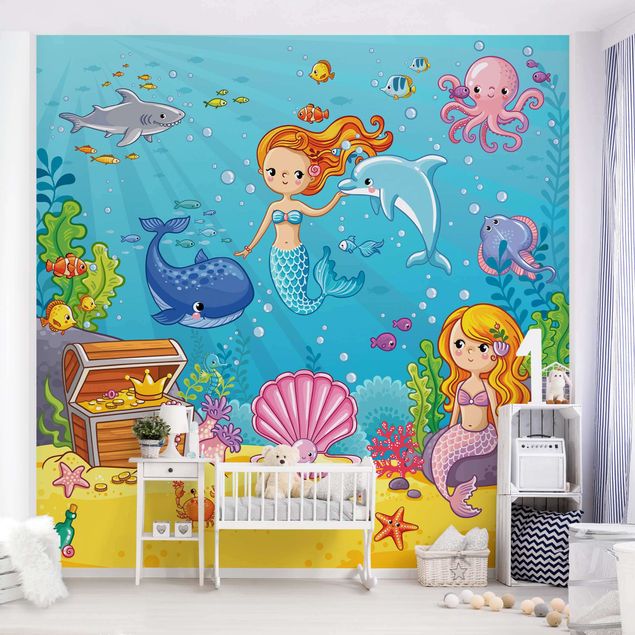 Wallpapers fishes Mermaid - Underwater World