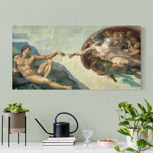 Italy canvas wall art Michelangelo - Sistine Chapel